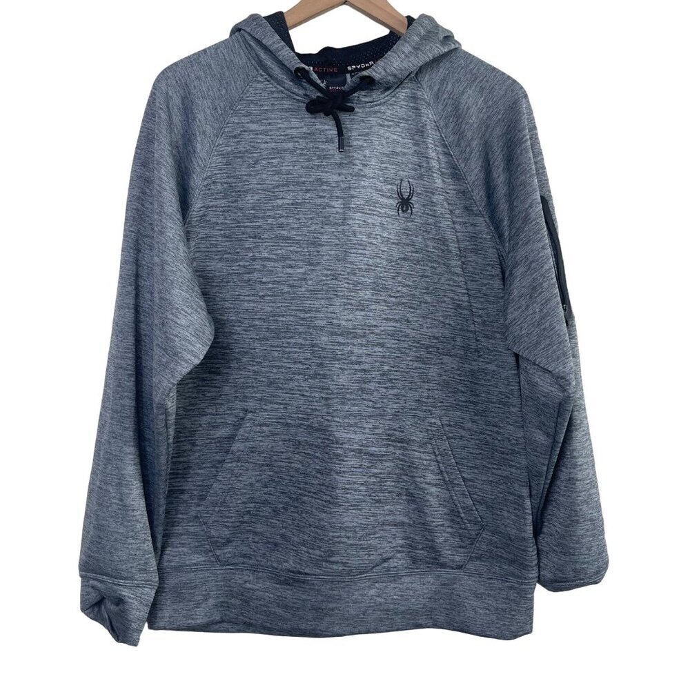 Spyder ProWeb Hoodie – Size Medium – Gray – Style SPM803